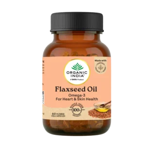 Flaxseed Oil: Supports heart, brain & joint health