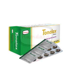 Tonalax Tablet 50's Hamdard herbal gentle laxative box with tablet strip
